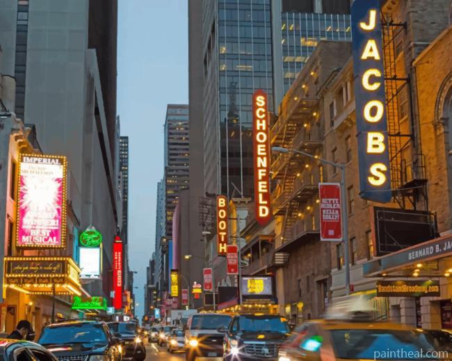 Broadway Manhattan Painting By Numbers Kits