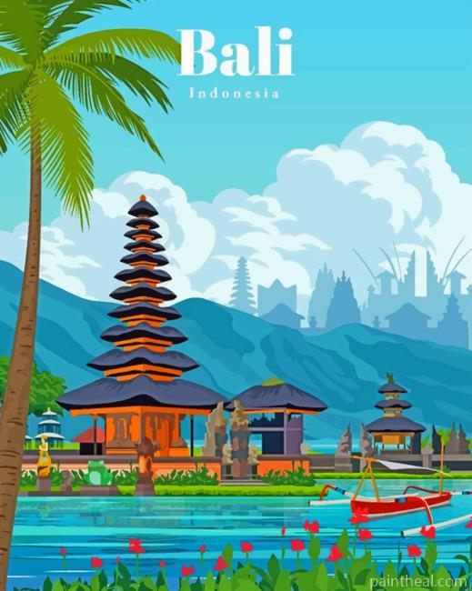Bali Painting By Numbers Kits