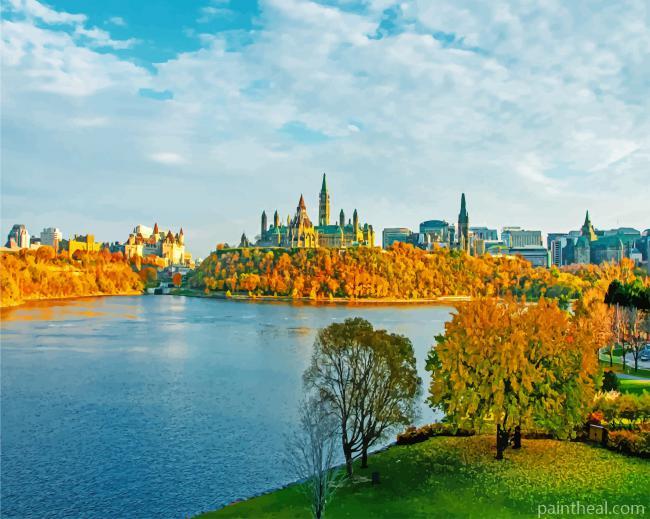Ottawa Landscape Painting By Numbers Kits