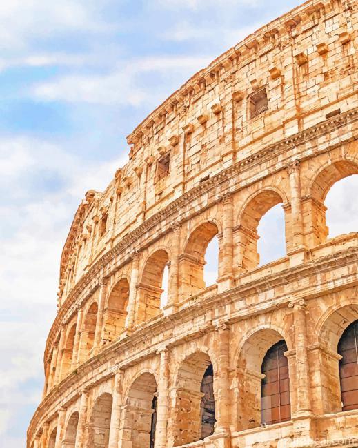 Colosseum Rome Italy Painting By Numbers Kits