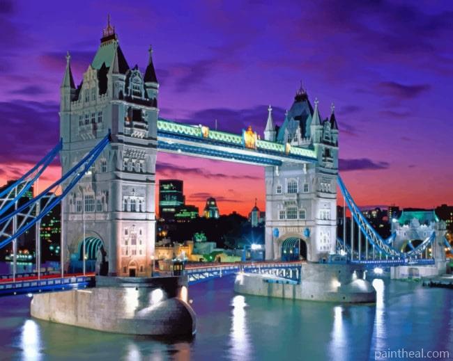 Tower Bridge London Painting By Numbers Kits