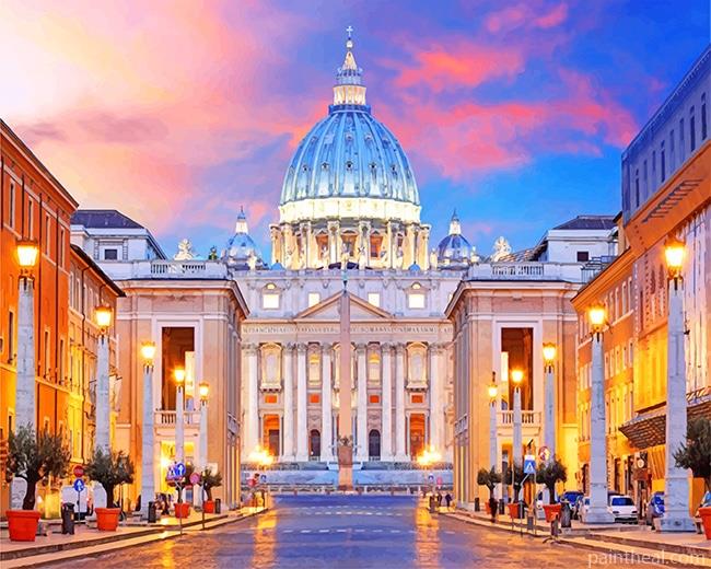 Vatican Museum Painting By Numbers Kits