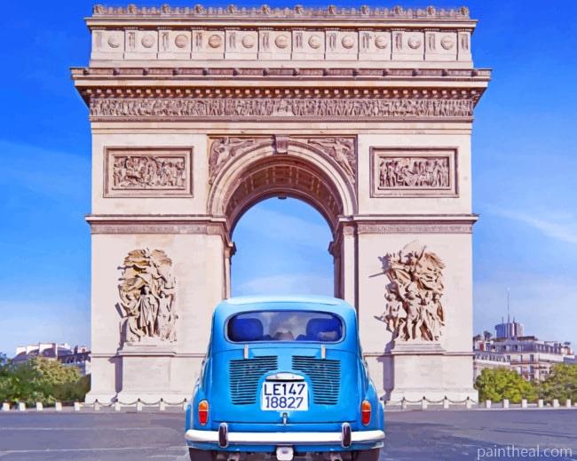 Arche De Triomphe Painting By Numbers Kits