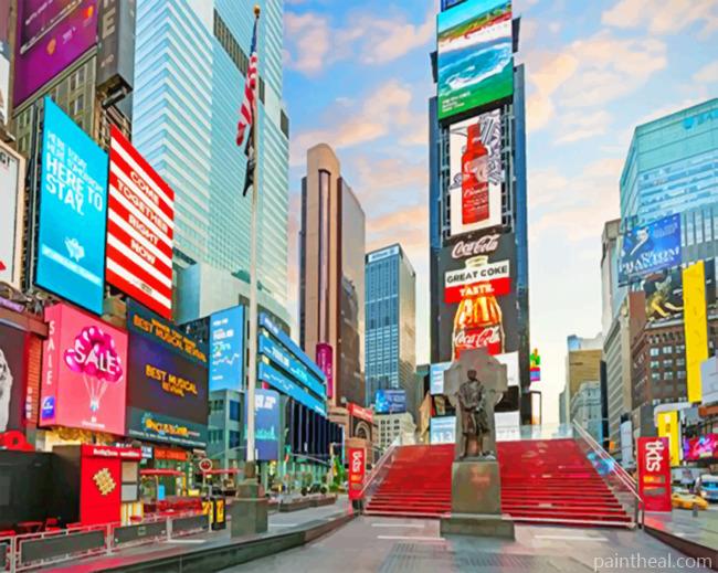 Crowne Plaza Times Square Painting By Numbers Kits
