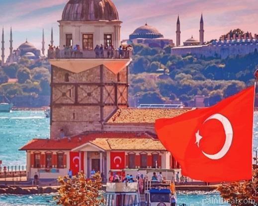 Maiden's Tower Turkey Painting By Numbers Kits