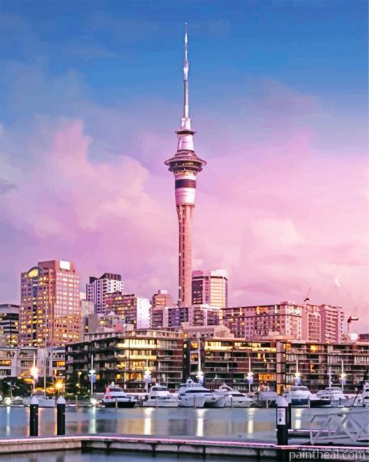 Auckland City Painting By Numbers Kits