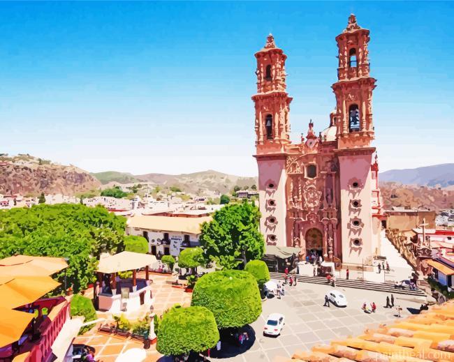 Taxco Mexico Painting By Numbers Kits