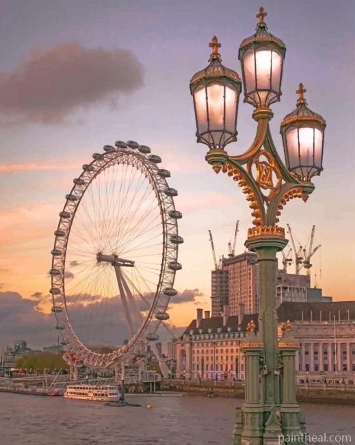 London Eye Painting By Numbers Kits