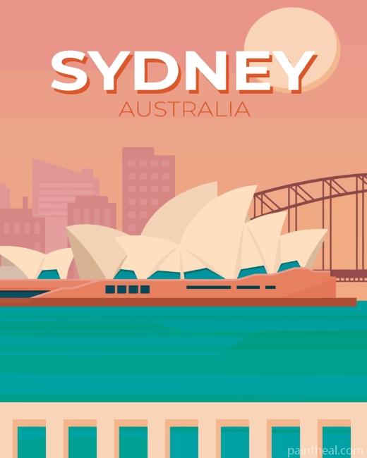 Sydney Australia Painting By Numbers Kits