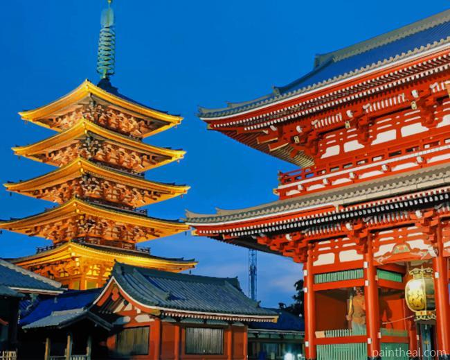Sensō-ji Tokyo Painting By Numbers Kits