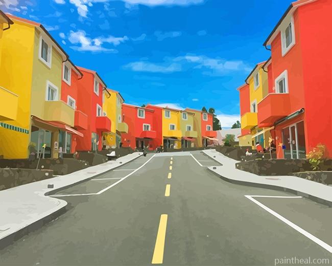 Jeju Jocheon Swiss Village Painting By Numbers Kits