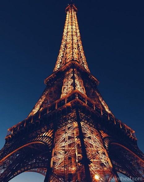 Paris Eiffel Tower Light Up Painting By Numbers Kits