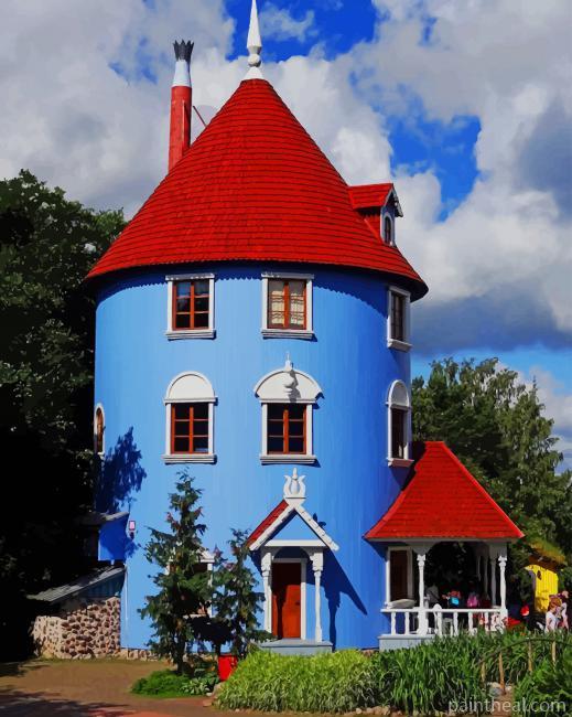 Moomin World Naantali Finland Painting By Numbers Kits