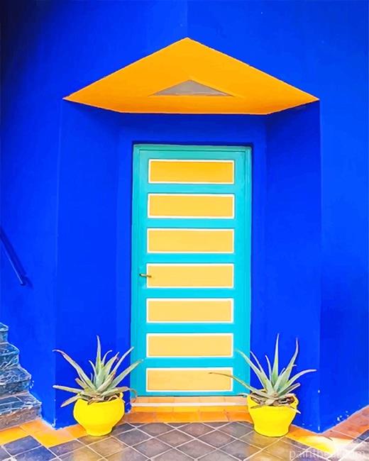 Jardin Majorelle Morocco Painting By Numbers Kits