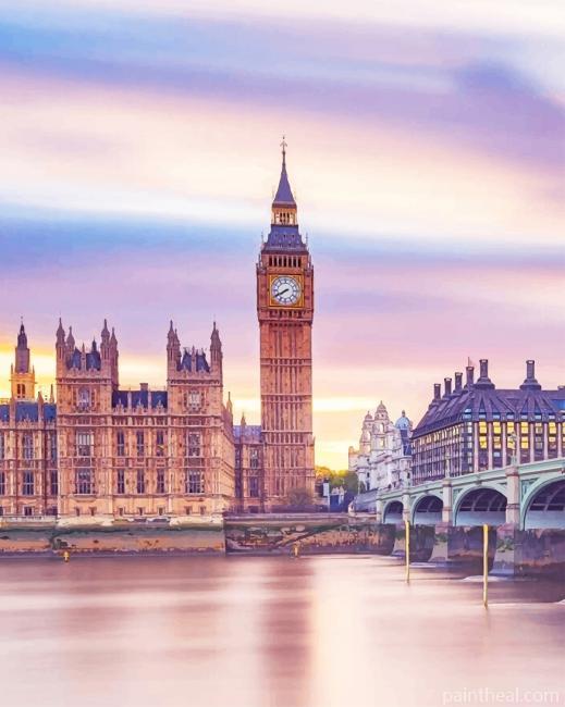 The Great Bell London Painting By Numbers Kits