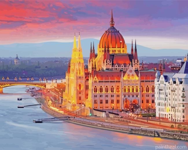 Hungary Budapest Painting By Numbers Kits