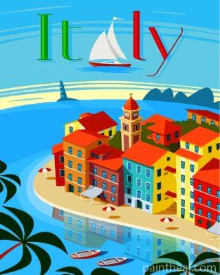 Italy Poster Painting By Numbers Kits