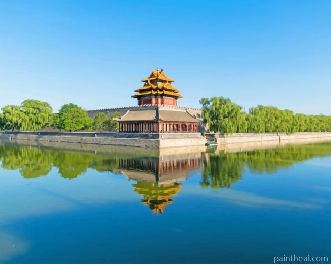 Forbidden City Beijin Chine Painting By Numbers Kits