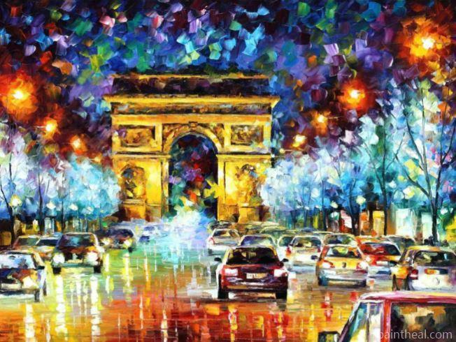 Paris Flight Art Painting By Numbers Kits