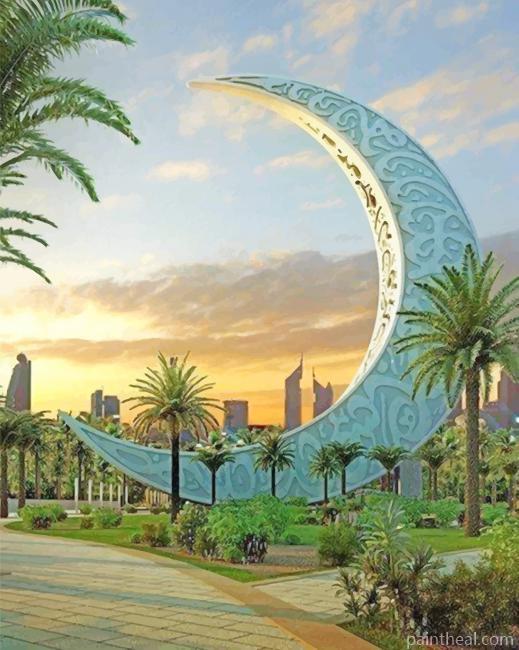 Zabeel Park in Dubai Painting By Numbers Kits
