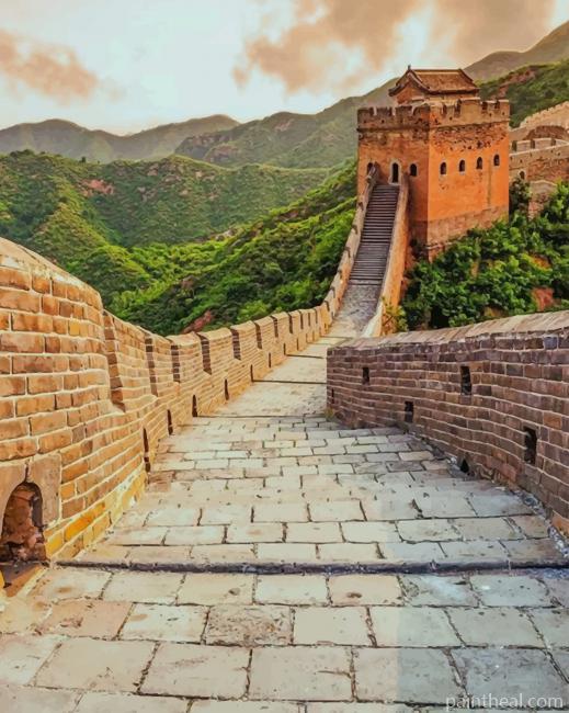 Great Wall China Painting By Numbers Kits