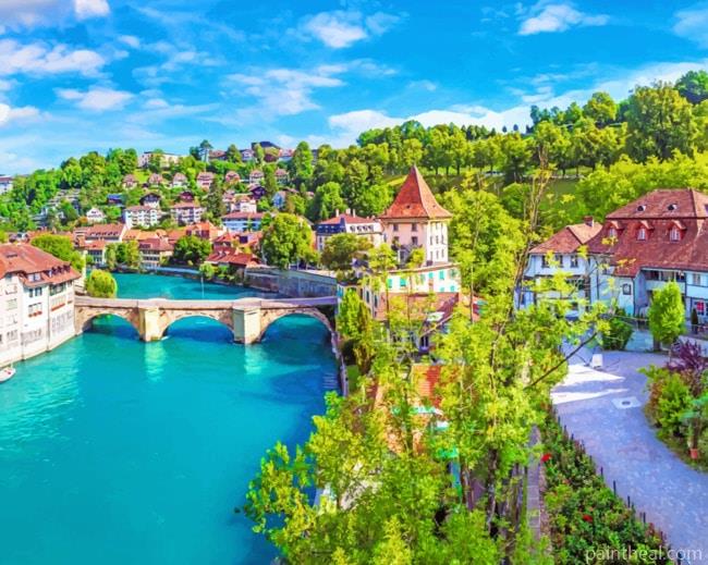 Switzerland Painting By Numbers Kits