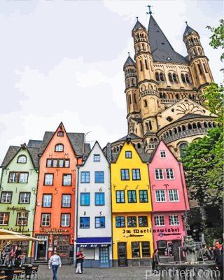 Germany Cologne City Painting By Numbers Kits