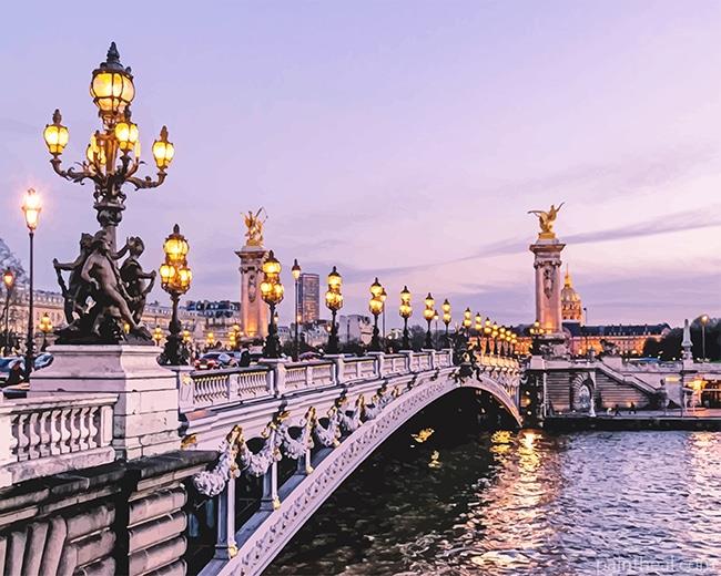 Pont Alexandre III Painting By Numbers Kits