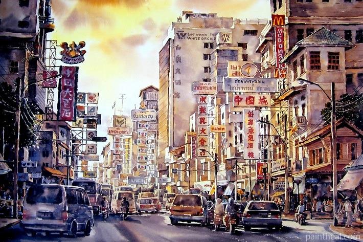 Hong Kong City Painting By Numbers Kits