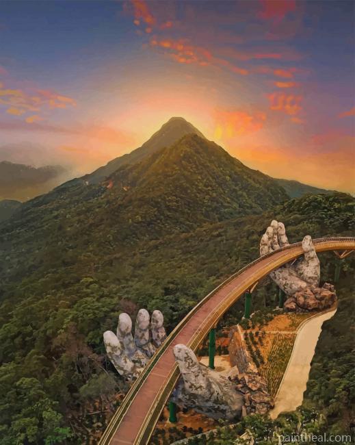 Hands Bridge Painting By Numbers Kits