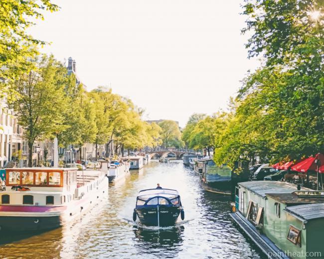 Jordaan Amsterdam Painting By Numbers Kits