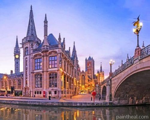 Korenmarkt Ghent Painting By Numbers Kits