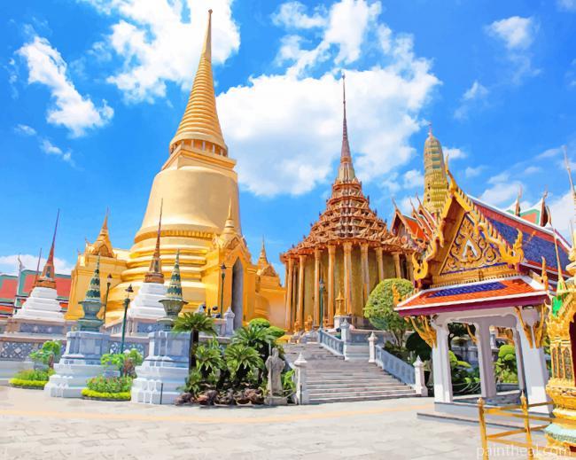 Wat Phra Kaew Painting By Numbers Kits