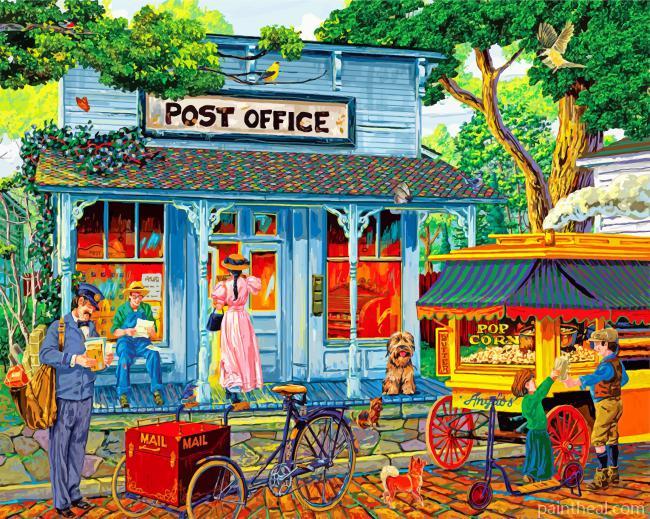 Post Office Painting By Numbers Kits