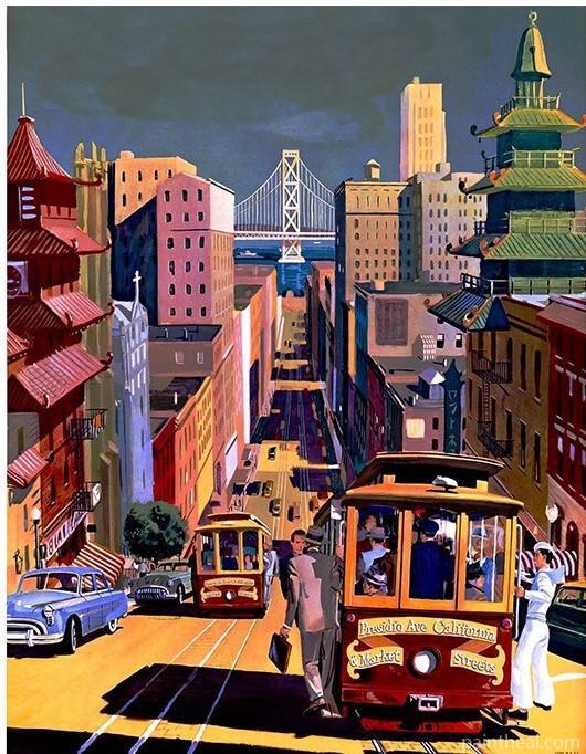 San Francisco City Painting By Numbers Kits