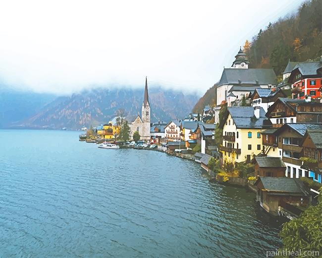 Hallstatt Austria Painting By Numbers Kits