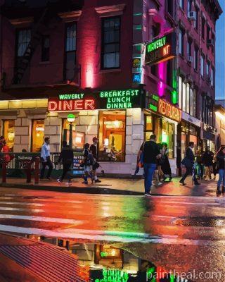 New York Rainy Day Painting By Numbers Kits