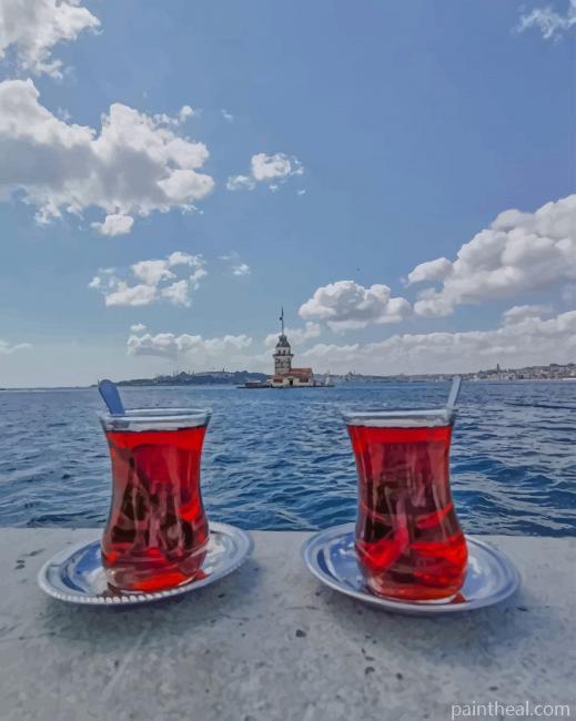 Turkey Tea Painting By Numbers Kits