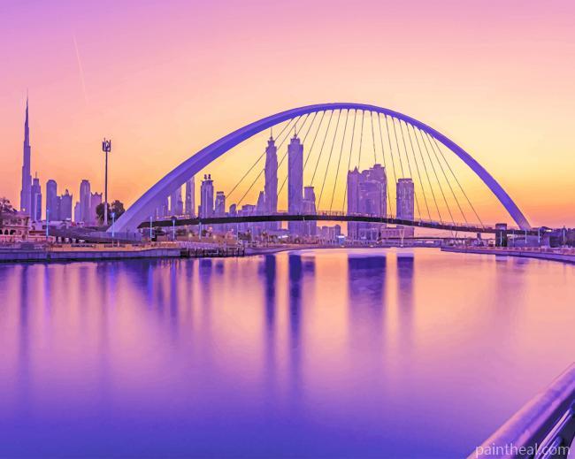 Safa Bridge Dubai Painting By Numbers Kits