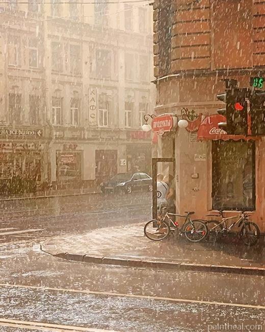 Rainy Day Painting By Numbers Kits