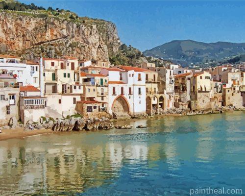 Cefalu Sicily Painting By Numbers Kits