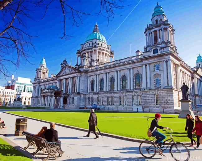 Belfast Ireland Painting By Numbers Kits