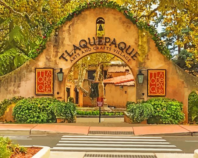Aesthetic Tlaquepaque Painting By Numbers Kits