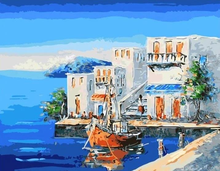 Griechenland Greece Painting By Numbers Kits