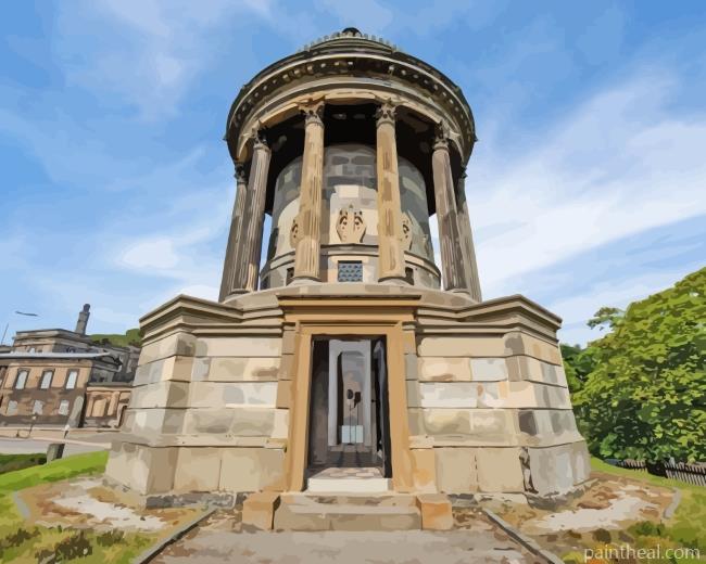 Burns Monument Hill Calton Painting By Numbers Kits