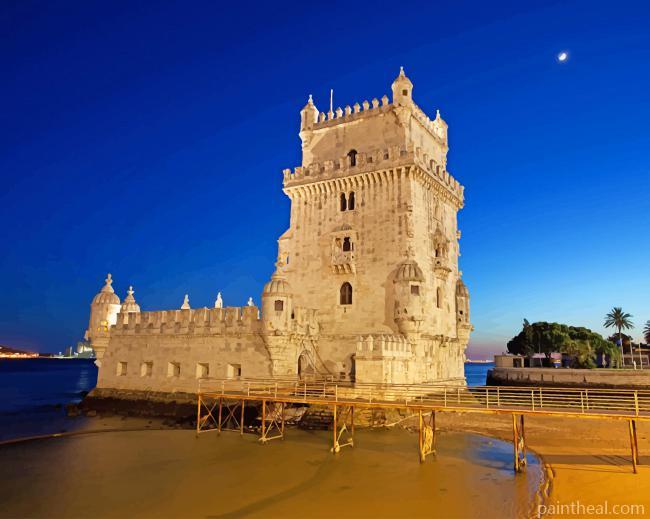Belem Tower Portugal Painting By Numbers Kits