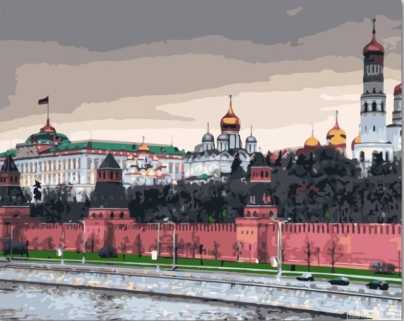 Kremlin Moscow Painting By Numbers Kits