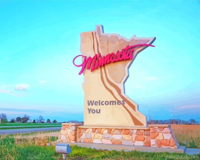 Minnesota City Painting By Numbers Kits