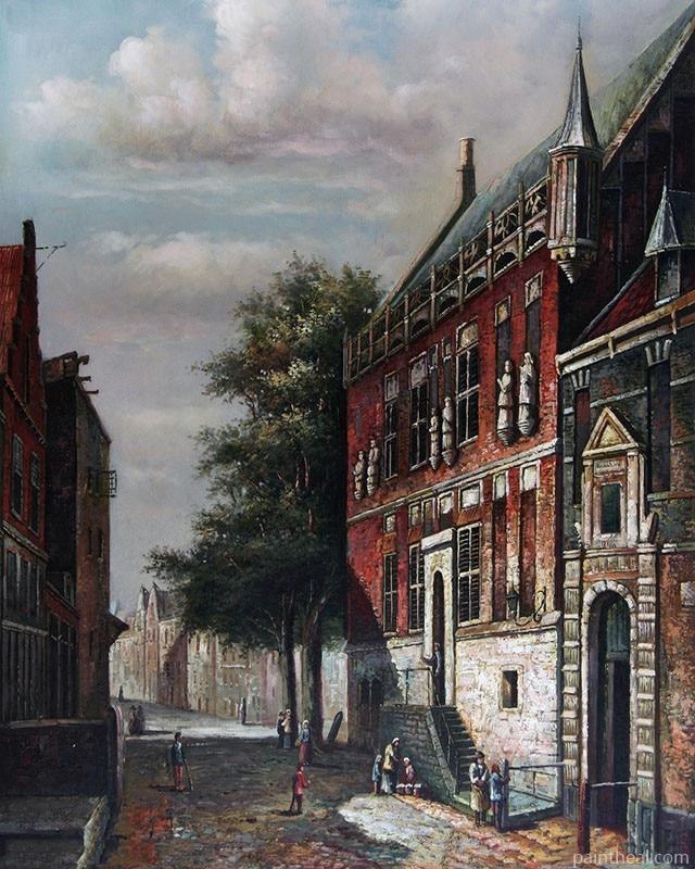 Classical Building in Budapest Painting By Numbers Kits