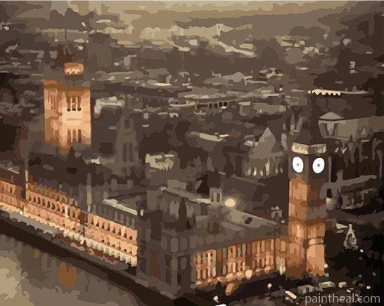 House Of Parliament London Painting By Numbers Kits